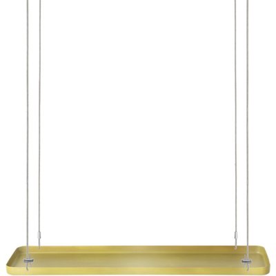 ESSCHERT DESIGN Support &agrave; plantes rectangulaire &agrave; suspendre dor&eacute; Longueur de 58 cm