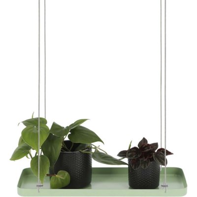 ESSCHERT S GARDEN Support &agrave; plantes rectangulaire &agrave; suspendre vert Longueur de 38 cm