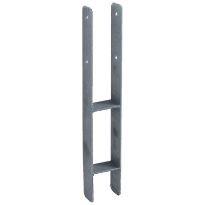 CERLAND Support a sceller h avec vis pour poteau 9cm x 9cm