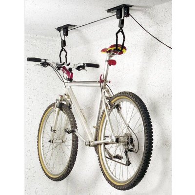 EUFAB Support &agrave; v&eacute;lo pour plafond  16411 acier noir - noir