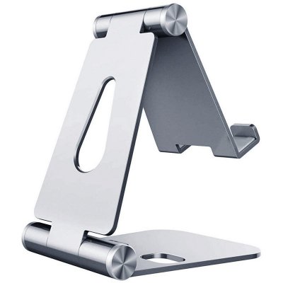 AISENS Support  avec Pivots pour Tablette/Smartphone jusqu'&agrave; 8"" Argent