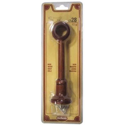 Support - d: 28 mm - 8 &agrave; 18 cm - S/platine - merisier - Mobois