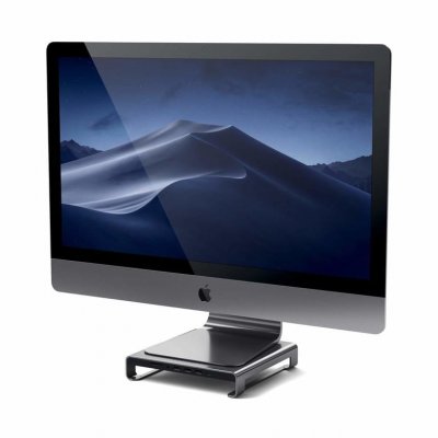 SATECHI Support d'&eacute;cran  en aluminium Gris pour iMac - ST-AMSHM