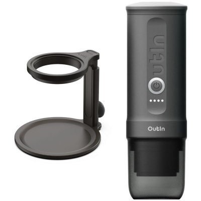 OUTIN Support d'Egouttement Universel Amovible pour Machine &agrave; Expresso Portable - Accessoire Nano