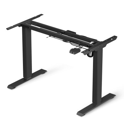 SONGMICS Support de bureau &eacute;lectrique acier noir