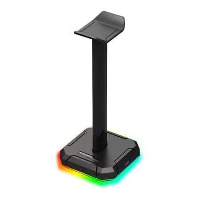 REDRAGON Support de casque SCEPTER-PRO (HA300) retro&eacute;clairage RGB avec 4 ports USB