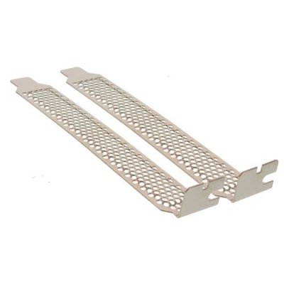INLINE Support de couvercle de fente PCI / PCI-E perfor&eacute; 2pcs. Ensemble