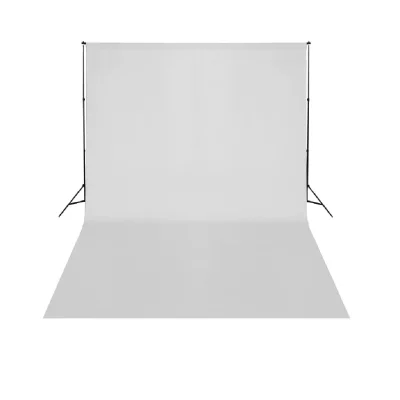 VIDAXL Support de fond studio photo avec blanc 500x300 cm