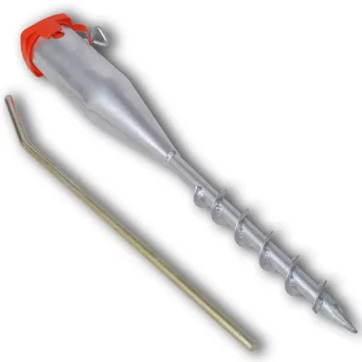 VIDAXL Support de parasol - Acier - 55 cm