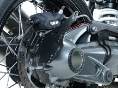 R&G RACING Support de plaque d&acute;immatriculation  noir BMW R Nine T 120