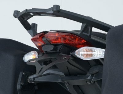 R&G RACING Support de plaque d&acute;immatriculation  noir Ducati Hyperstra