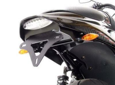 R&G RACING Support de plaque d&acute;immatriculation  noir Harley Davidson