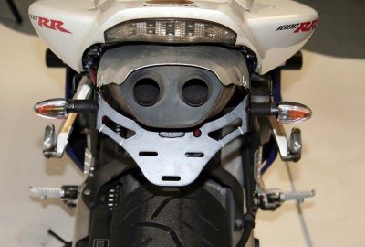 R&G RACING Support de plaque d&acute;immatriculation  noir Honda CBR 600 RR