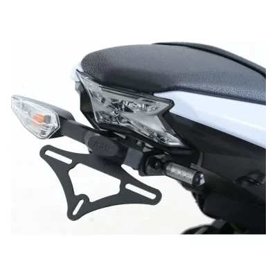 R&G RACING Support de plaque d&acute;immatriculation  noir Kawasaki Z650 17