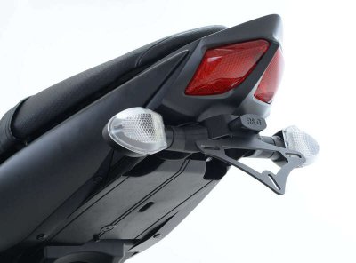 R&G RACING Support de plaque d&acute;immatriculation  noir Suzuki SV 650 15