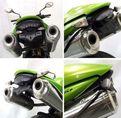 R&G RACING Support de plaque d&acute;immatriculation  noir Triumph Street T