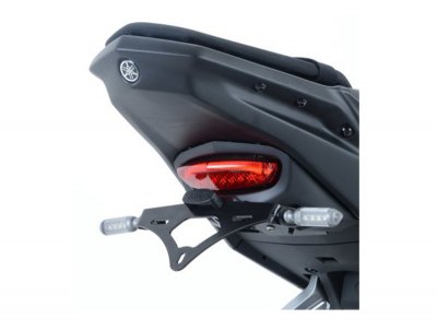 R&G Support de plaque d&acute;immatriculation  Racing noir Yamaha MT-125 14 