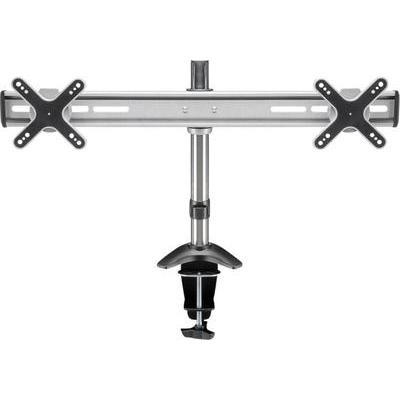 GOOBAY Support de table pour &eacute;cran  69296 13 - 23 inclinable + pivotable noir argent