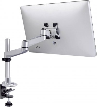 SPEAKA PROFESSIONAL Support de table pour &eacute;cran Xergo 29156C39 10"" - 30"" inclinable + pivotable, rotatif argent/noir