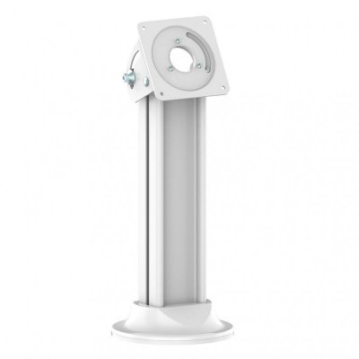 KIMEX Support de table pour tablette, hauteur 30cm, &agrave; visser, blanc 091-0007