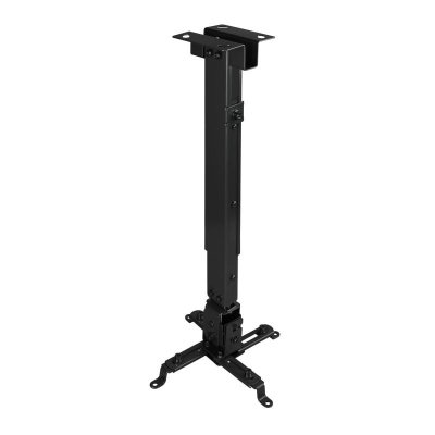 TOOQ Support de toit inclinable pour projecteur pj2012t 20kg 13 - 65 cm -15&ordm;/+15&ordm; noir