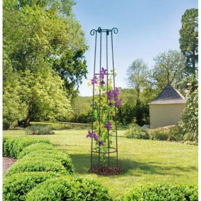 NORTENE Support d&eacute;coratif en forme de colonne Obelisk 2m