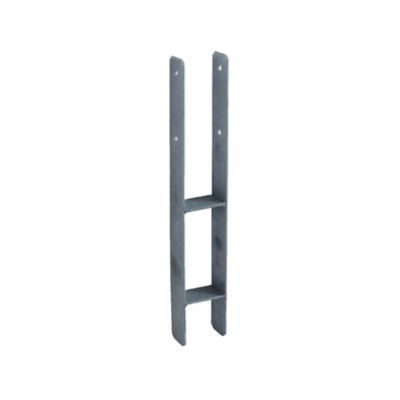 CERLAND Support en H pour fixation de carport poteaux 12x12cm