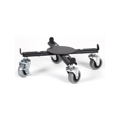 EDA Support extensible &agrave; roulettes pour pot de 28,5 &agrave; 40,5 cm