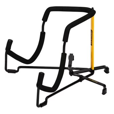 HERCULES Support guitare &eacute;lectrique et basse TravLite, noir et jaune GS302B