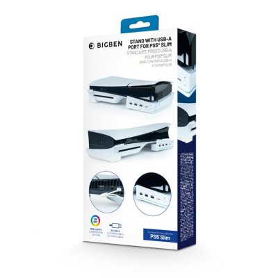 NACON Support horizontal BigBen pour console Slim PS5 Blanc 