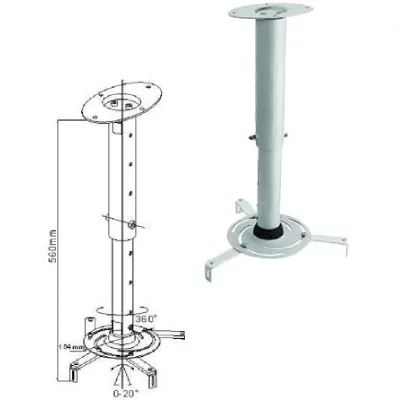 GENERIQUE Support Inclinable Video-projecteur Pour Tv Audio Telephonie - V21613