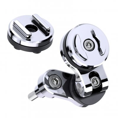 SP CONNECT Support moto chrom&eacute; pour levier d&acute;embrayage ou de frein 