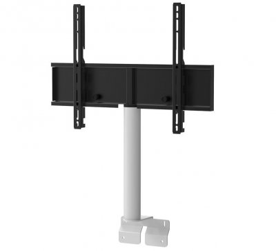 LES TENDANCES Support mural fixe Meliconi Noir et Argent pour TV de 32"" &agrave; 80