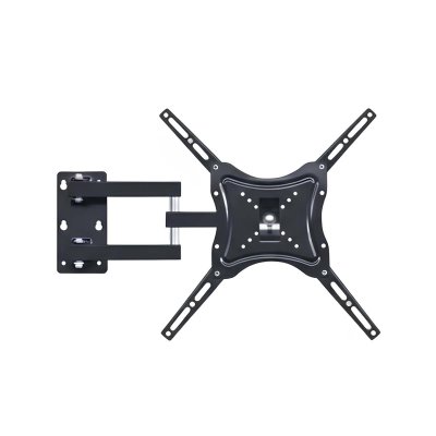 AVIZAR Support Mural Inclinable Pour T&eacute;l&eacute;viseur 14 &Agrave; 55 Pouces Charge Maximale 15 Kg Noir