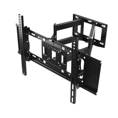 AVIZAR Support Mural Orientable Et Extensible Pour Tv 32 &Agrave; 80 Pouces Charge 50 Kg Noir