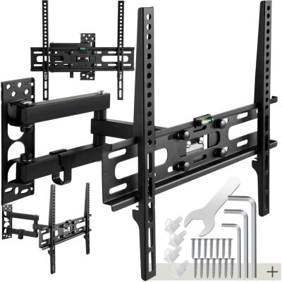 TECTAKE Support mural TV 26- 55 orientable et inclinable, VESA max.: 400x400, max. 50kg