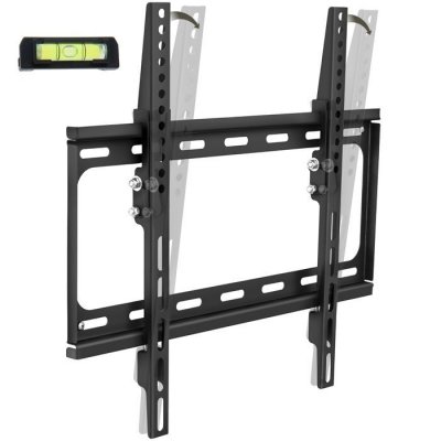 TECTAKE Support mural TV 32- 55 inclinable, VESA max.: 400x400, max. 100kg