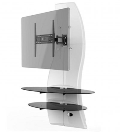 MELICONI Support mural tv ghost design 2000 triple rotation blanc MELICOGDRB