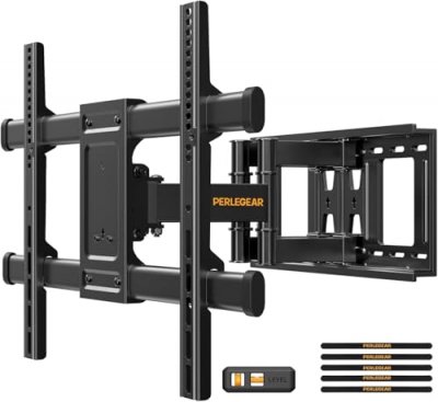 PERLEGEAR Support Mural TV  pour &eacute;crans 37-75 Pouces LED LCD Plasma et courb&eacute;