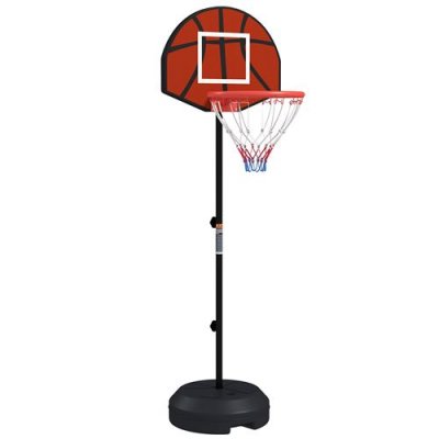 SPORTNOW Support panier de basket-ball jeu de 6 fl&eacute;chettes magn&eacute;tiques 2 en 1