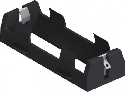 KEYSTONE Support pile 1x 26650 1107 connexion &agrave; souder (L x l x h) 81 x 29 x 19 mm