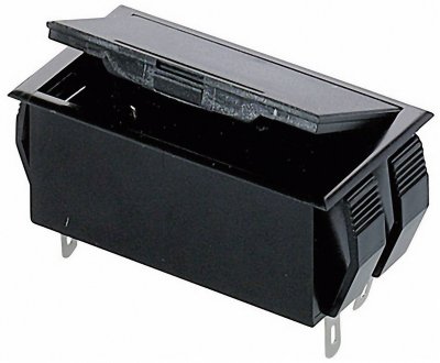 BOPLA Support pile 2x R6 (AA), 6LR61 (9 V) 46300000 connexion &agrave; souder (L x l x h) 37 x 65 x 21.5 mm