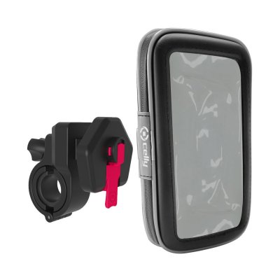 CELLY Support Smartphone pour V&eacute;lo SNAPFLEXBK Noir Plastique