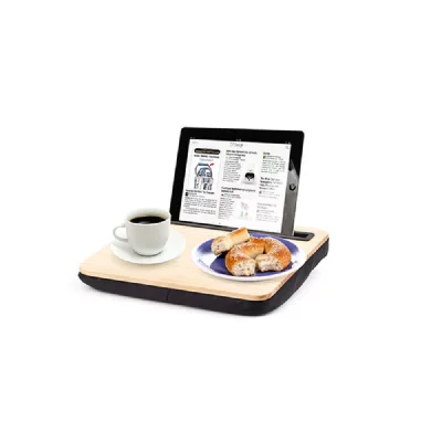 KIKKERLAND Support tablette ou pc portable Marron 