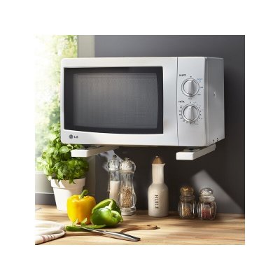 MOTTEZ Support t&eacute;lescopique pour micro-onde - 50kg max.