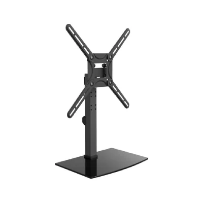 BARKAN SUPPORT TV SUR SOCLE POUR TV DE 29""/74cm &agrave; 56""/142cm POUR TV PLAT ET INCURVE NOIR GARANTIE A VIE