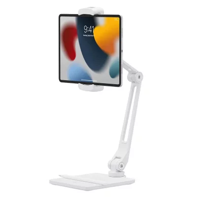 TWELVE SOUTH Support Universel Multi-angles HoverBar Duo (2&egrave;me G&eacute;n&eacute;ration) Blanc