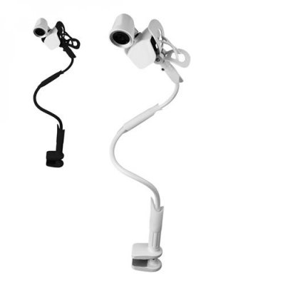 MONSIEUR BEBE Support universel pour camera b&eacute;b&eacute;, babyphone, moniteur &ndash; Flex &ndash; Blanc 