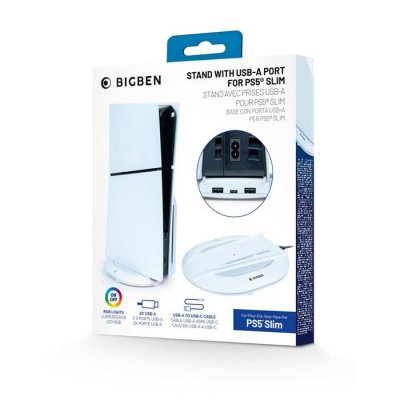 NACON Support vertical BigBen pour console Slim PS5 Blanc 