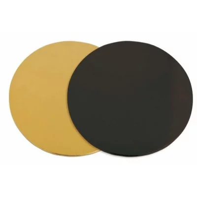SCRAPCOOKING Supports &agrave; G&acirc;teaux Fins Or/noir &oslash;24cm,  (x6)